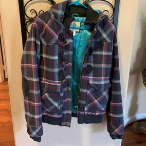 Billabong plaid jacket